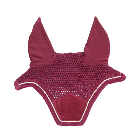 Wellington Velvet Fly Veil | Fuchsia