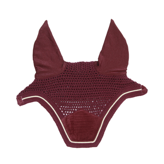 Wellington Velvet Fly Veil | Bordeaux