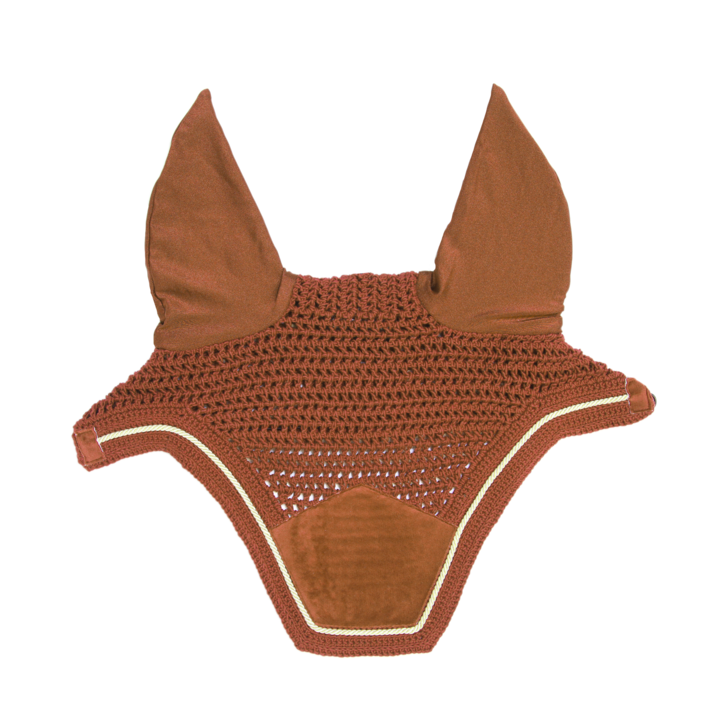 Wellington Velvet Fly Veil | Orange