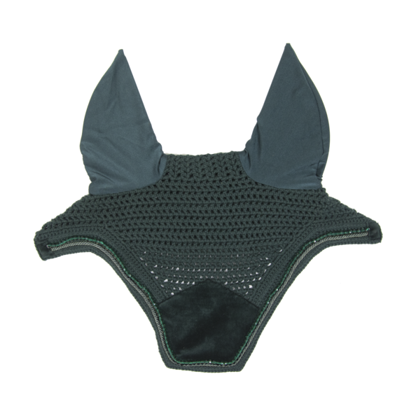 Velvet PEARLS Wellington Fly Veil | Pine Green
