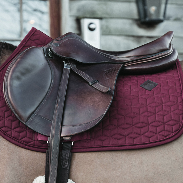 Tapis de selle de saut Classique | Bordeaux