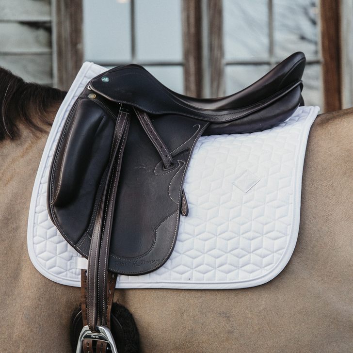 Classic Dressage Saddle Pad | White