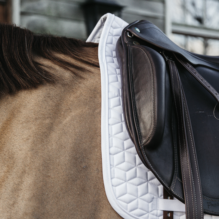 Classic Dressage Saddle Pad | White