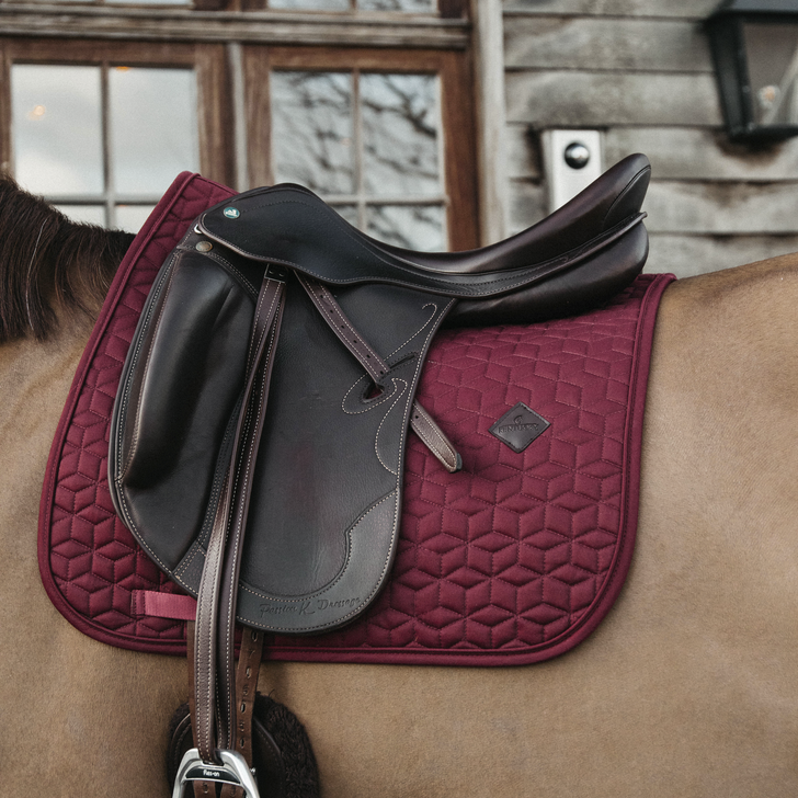 Classic Dressage Saddle Pad | Bordeaux