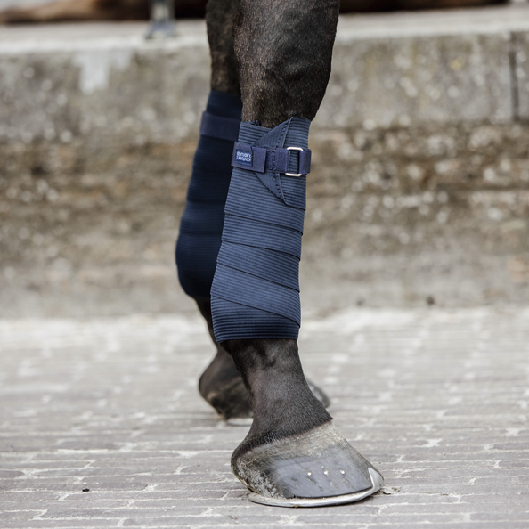 Polar Fleece & Elastic Bandages - Set of 2 | Navy