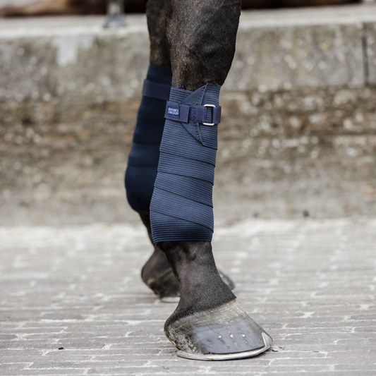 Polar Fleece & Elastic Bandages - Set of 2 | Navy