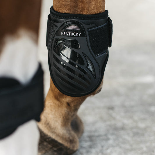 Young horse fetlock boots | Black
