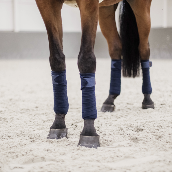 Glitter Polar Fleece Bandages | Navy