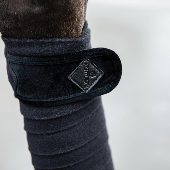 Basic Velvet Polar fleece bandages | Black