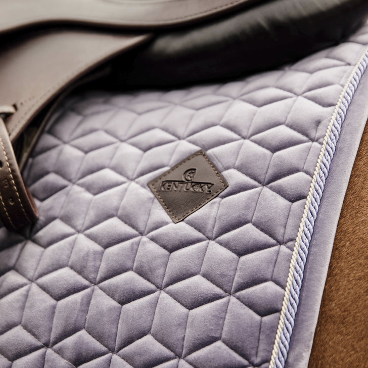 Velvet Jumping Saddle Pad | Purple