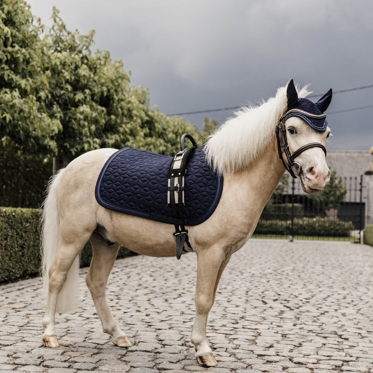 Glitter Rope PONY Saddle Pad | Navy