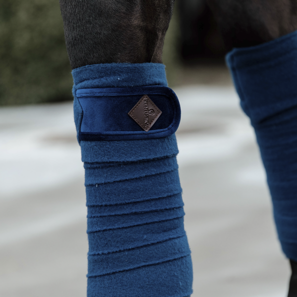 Basic Velvet Polar fleece bandages | Navy