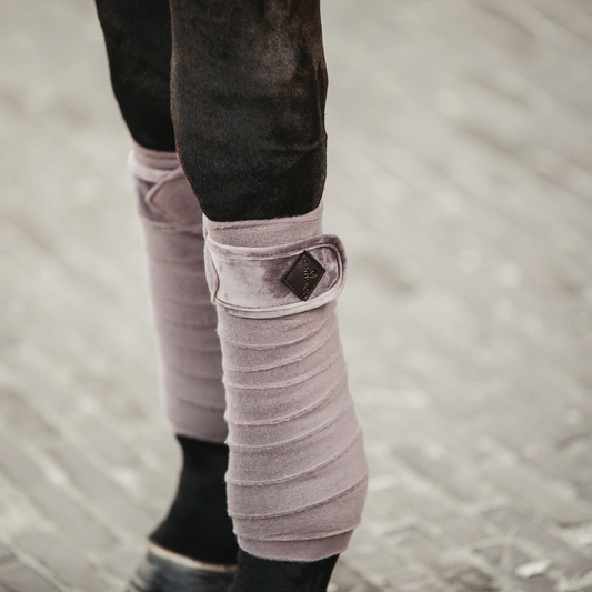 Velvet Polar Fleece Bandages | Light Purple