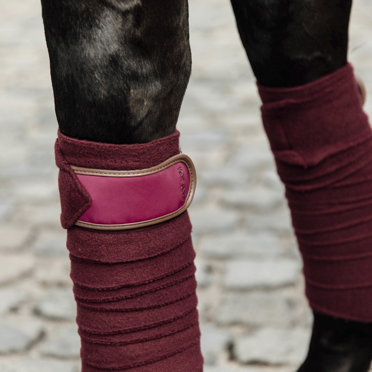 Polar Fleece Bandages | Bordeaux