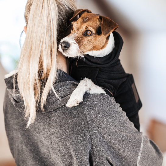 Serviette pour chien | Noir
