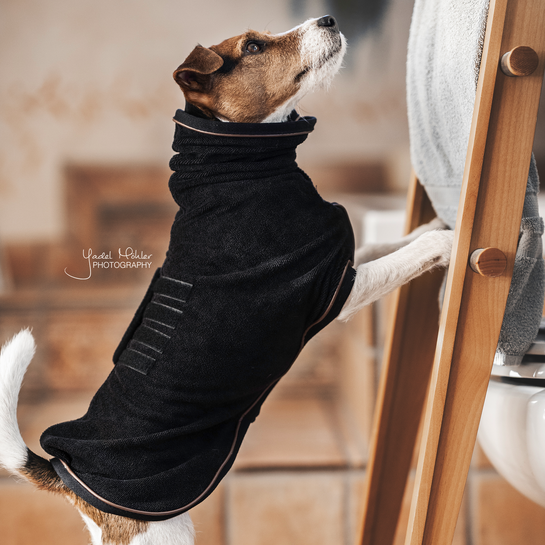 Serviette pour chien | Noir