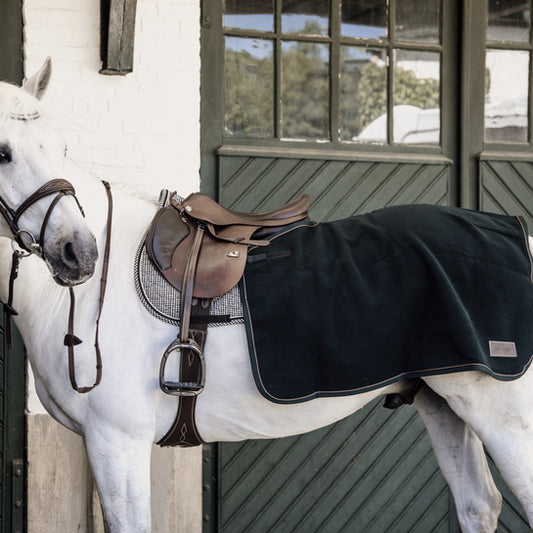 Quarter Rug Heavy Fleece | Pine Green