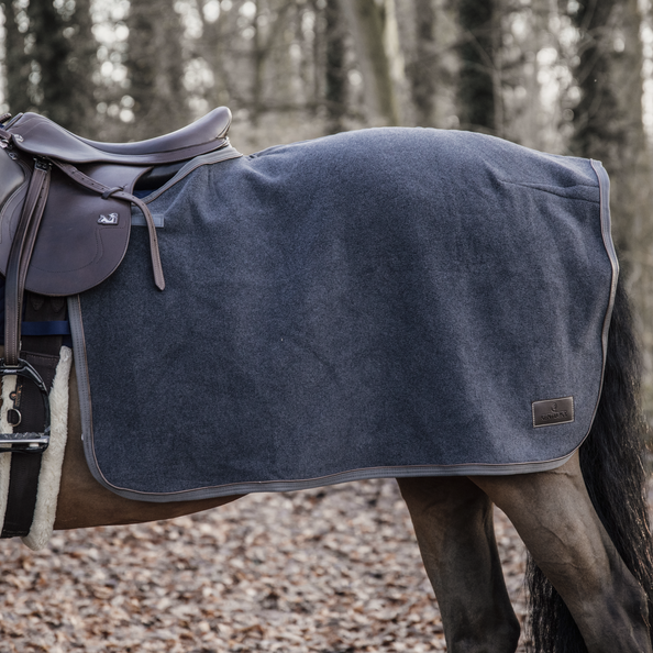 Quarter Rug Heavy Fleece | Grey