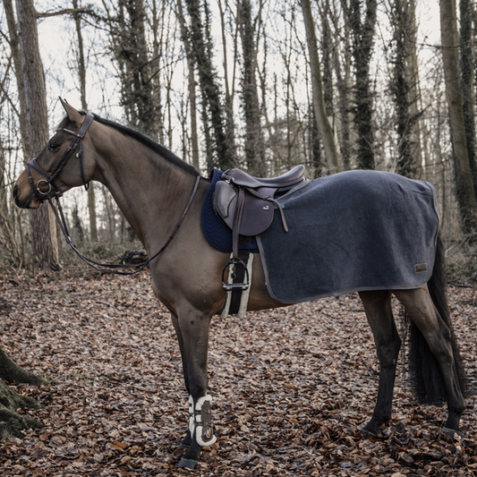 Quarter Rug Heavy Fleece | Grey
