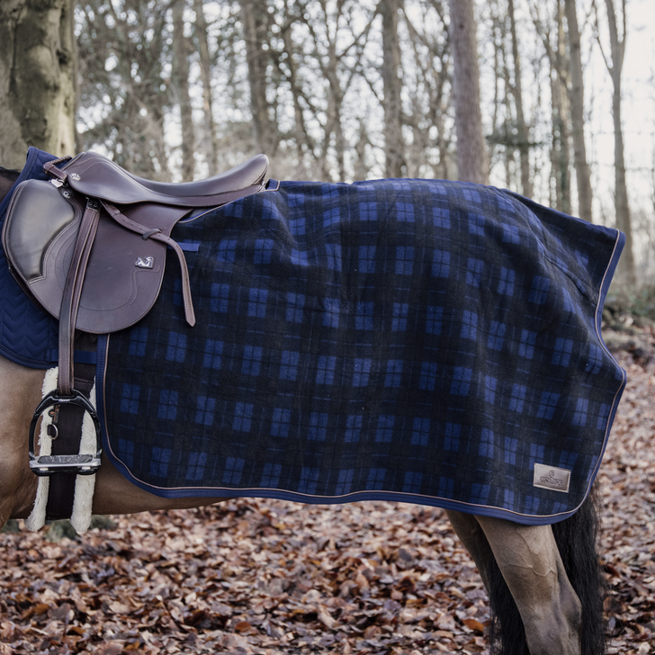 Quarter Rug Heavy Fleece | Check Printing