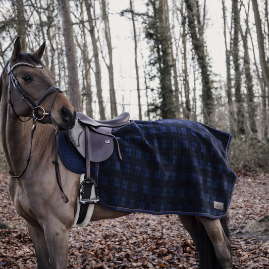 Quarter Rug Heavy Fleece | Check Printing