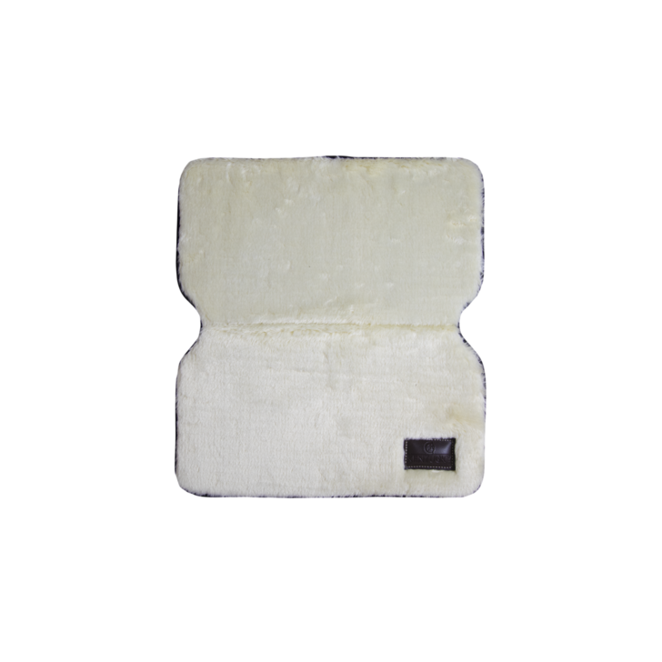 Horse Bib Chest Protection Sheepskin | Natural