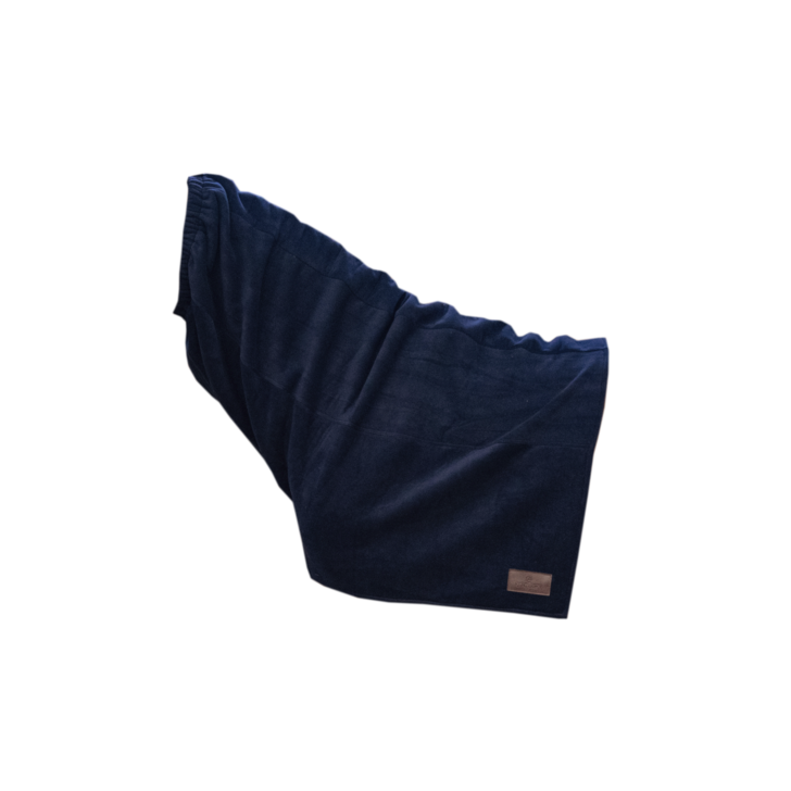 Heavy Fleece Horse Scarf | Navy