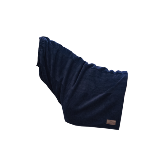 Heavy Fleece Horse Scarf | Navy