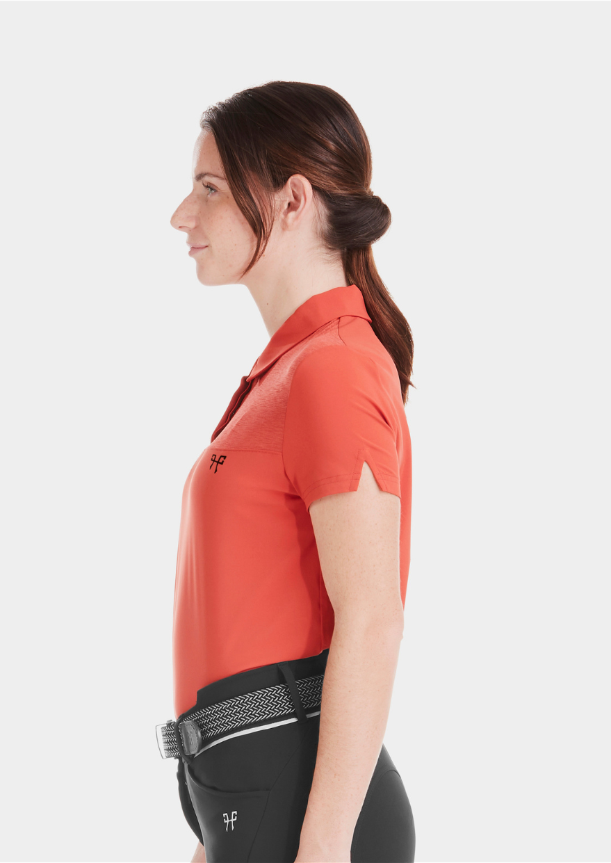 Ariia Polo Shirt | Terracotta