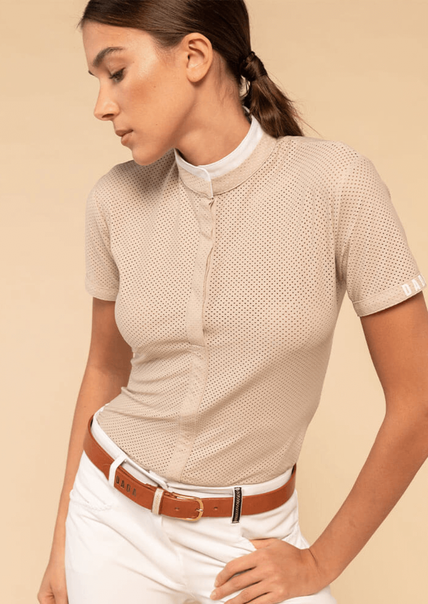 HELIOS Short Sleeves Show Shirt | Latte