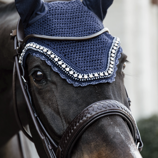 Wellington Fly Veil BIG Stone & Pearl | Navy