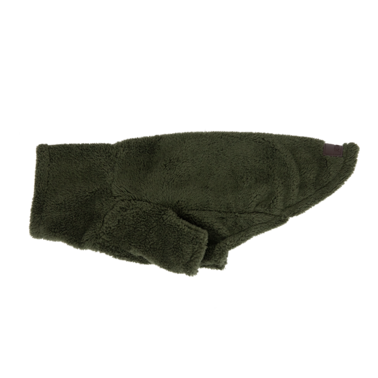 Dog Sweater Teddy Fleece | Pine Green