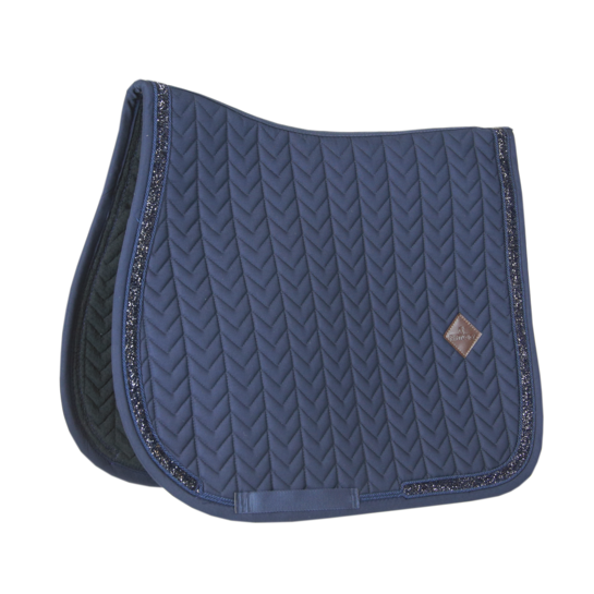 Glitter Stone Jumping Saddle Pad | Navy
