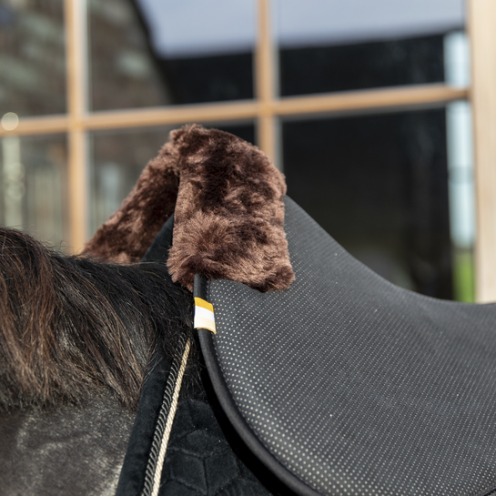 Absorb Anatomic Sheepskin Half Pad | Brown Wool