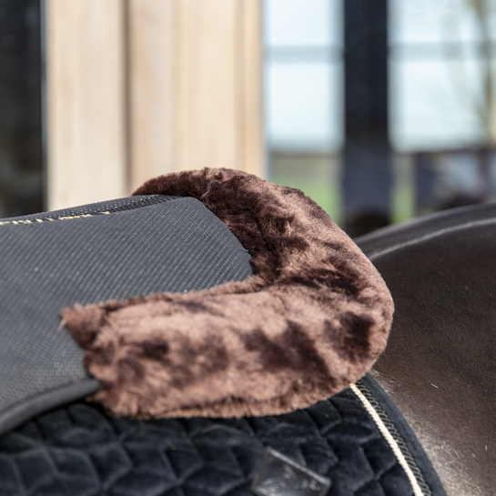 Absorb Anatomic Sheepskin Half Pad | Brown Wool