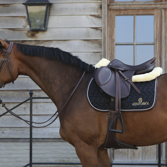 Absorb Anatomic Sheepskin Half Pad | Natural Wool
