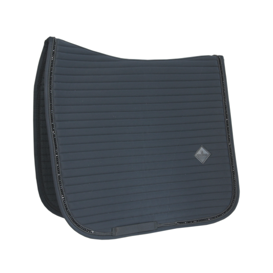 Pearls Dressage Saddle Pad | Black