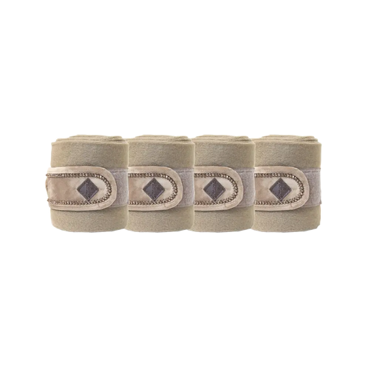 Velvet PEARLS Polar Fleece Bandages | Beige
