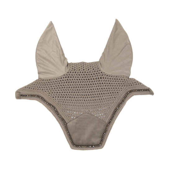Velvet PEARLS Wellington Fly Veil | Beige