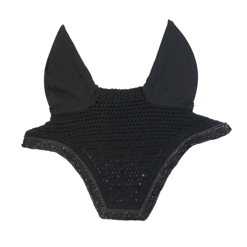 Fly Veil Wellington Glitter Stone | Black