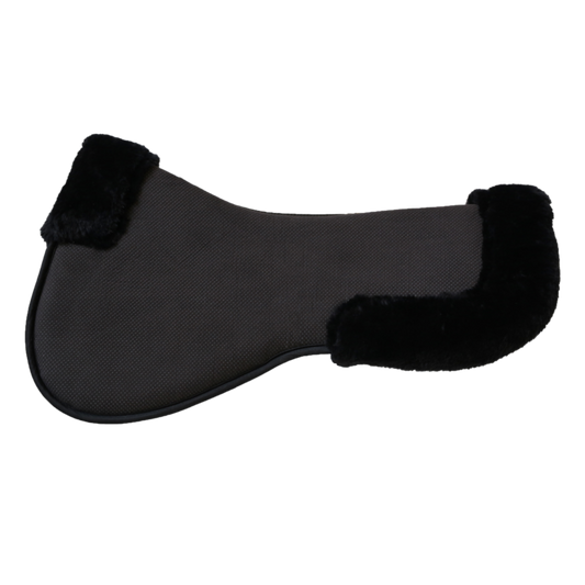 Absorb Anatomic Sheepskin Half Pad | Black Wool