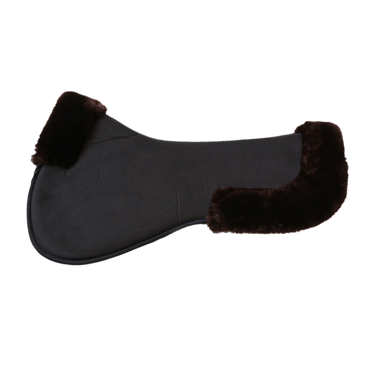 Absorb Anatomic Sheepskin Half Pad | Brown Wool