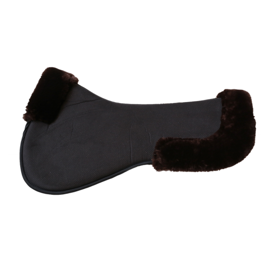 Absorb Anatomic Sheepskin Half Pad | Brown Wool
