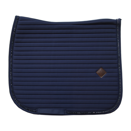 Pearls Dressage Saddle Pad | Navy