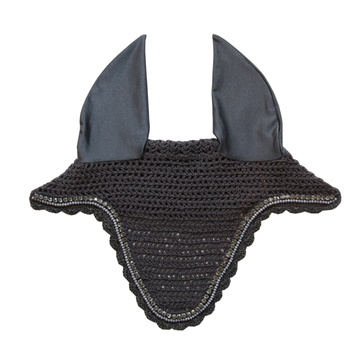Long Fly Veil Stone & Pearl | Grey
