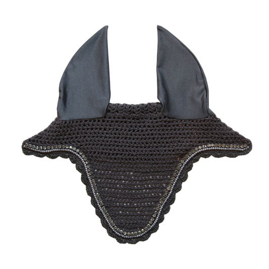 Long Fly Veil Stone & Pearl | Grey