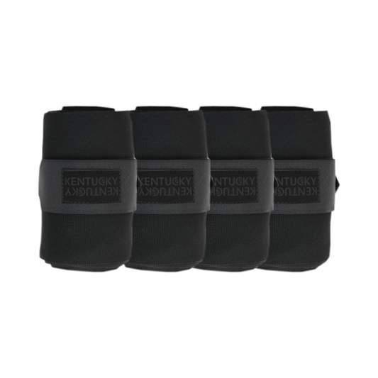 Repellent Stable Bandages - Set of 4 | Black