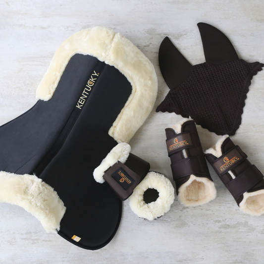 Absorb Anatomic Sheepskin Half Pad | Natural Wool