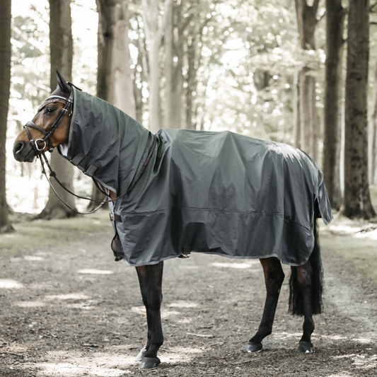 Horse Raincoat HURRICANE | Grey