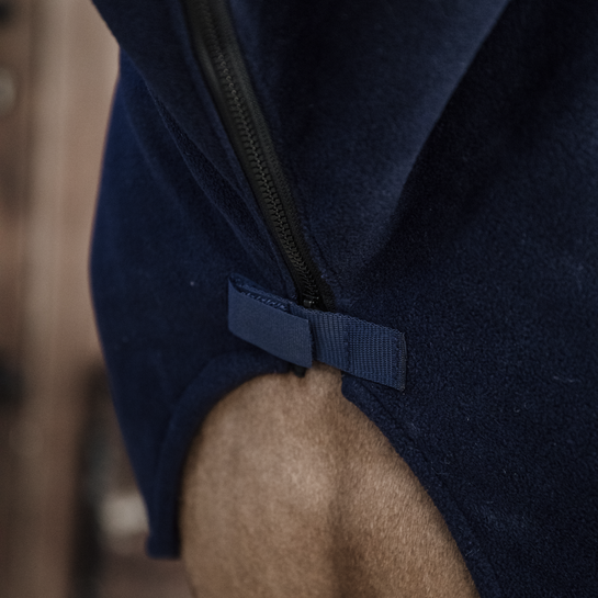 Heavy Fleece Horse Scarf | Navy